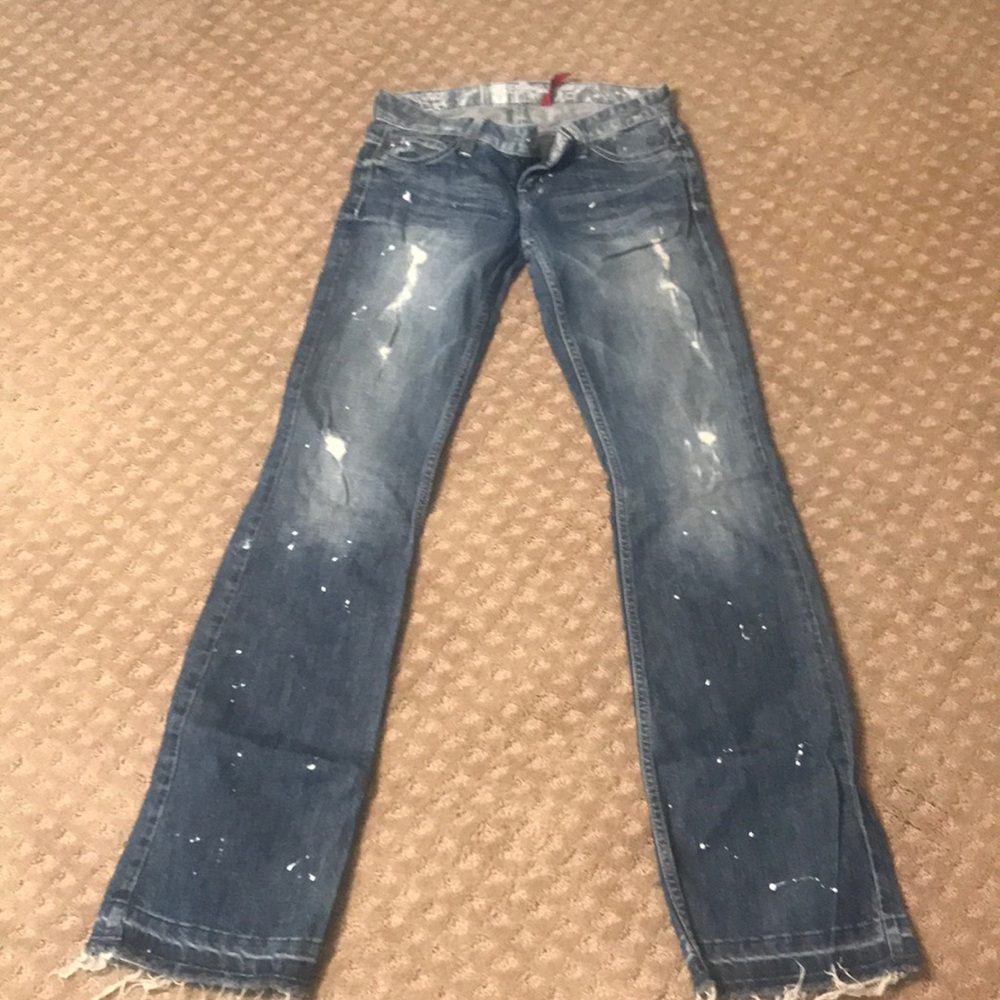 Guess Foxy low rise  flare denim